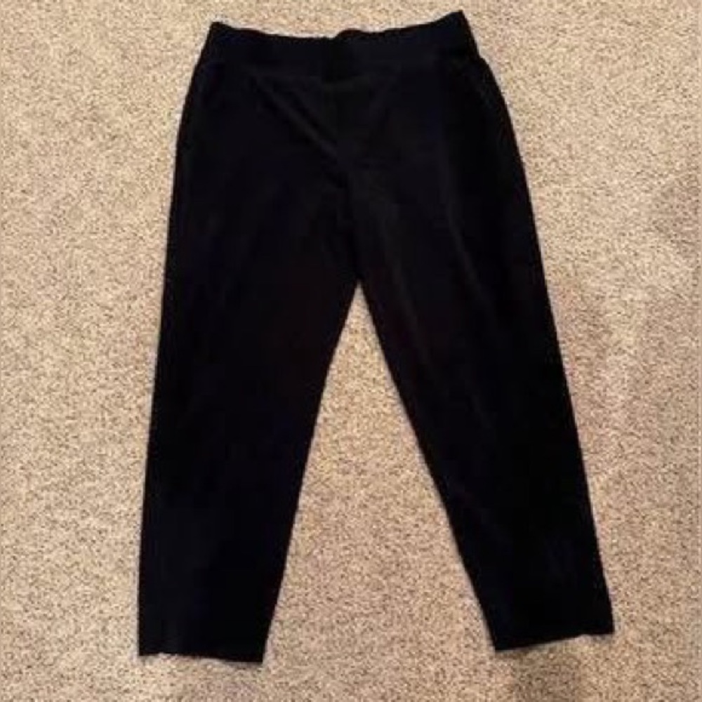 Athleta Black Brooklyn Mid Rise Ankle Pants Size 16